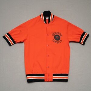 Vintage 70s Rochester Cowboys Betlin Mfg Basketball Warmup Button Up Jacket M